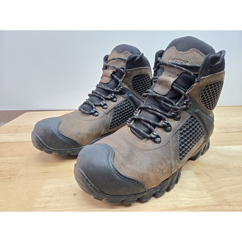 Men's Bates Shock FX Mid Cut Tactical Boot Size‎ 10 E07011 Brown Leather